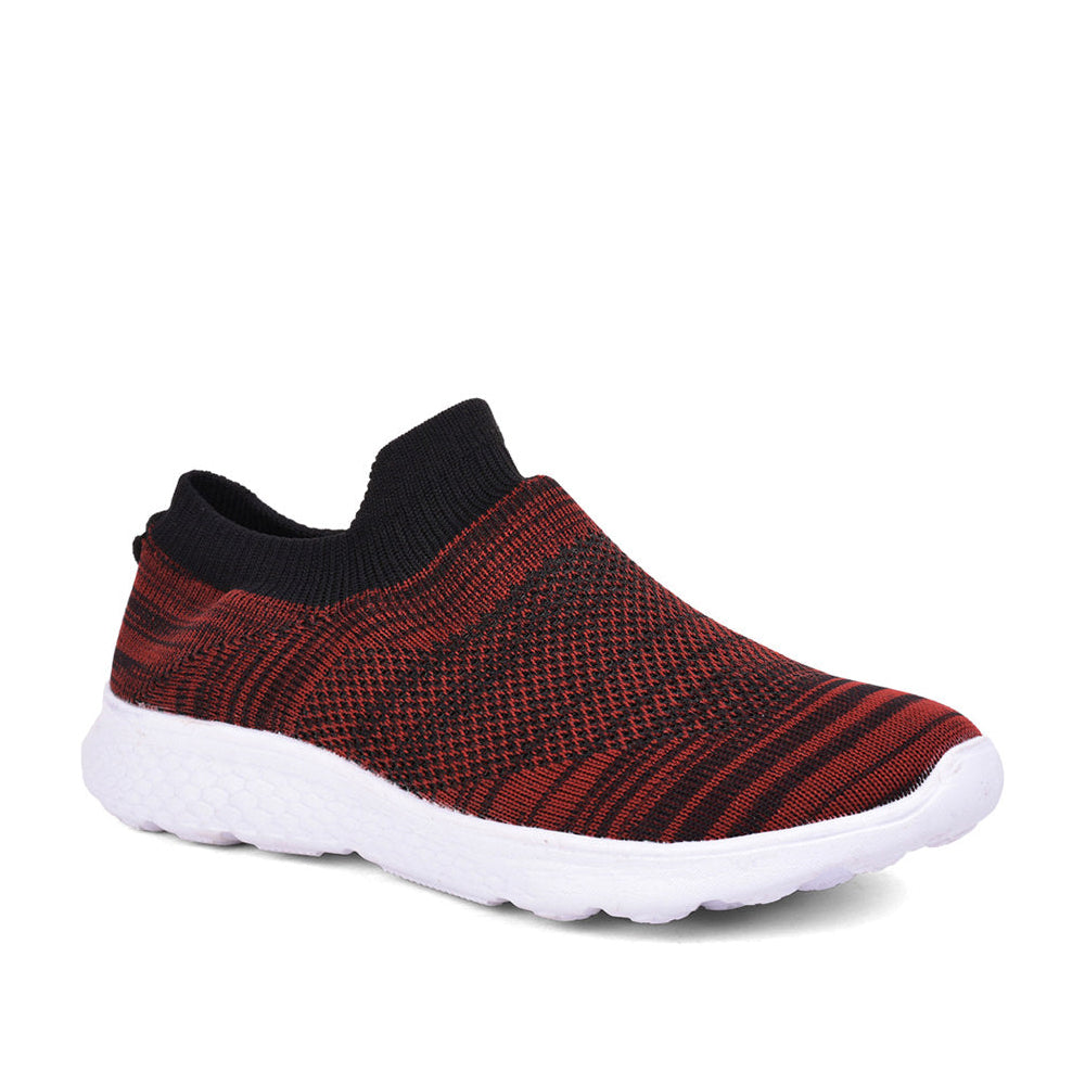 Force 1 Women Maroon Sports Non Lacing Walking Shoes (GARRY )