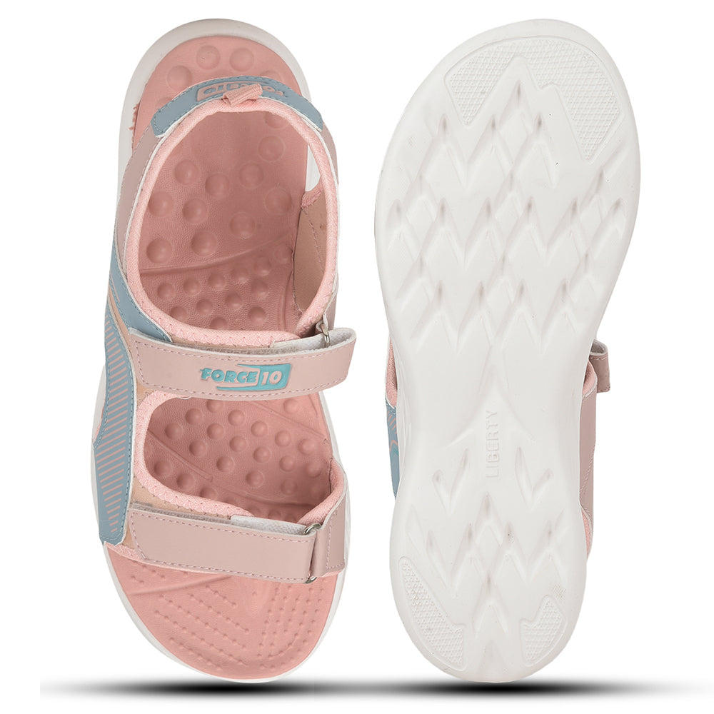 Force 1 Casual Sandal For Women (Peach) IMPACT-172 By Liberty