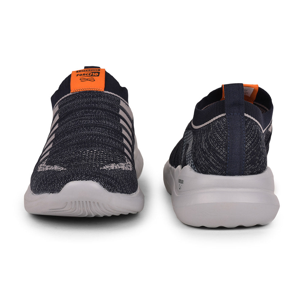 Force 1 By Liberty Men Sports Navy Blue Non Lacing Walking Shoes