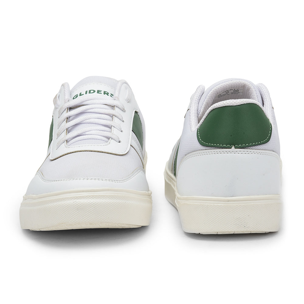 Gliders Casual White Lacing Sneakers For Men ANDRES By Liberty