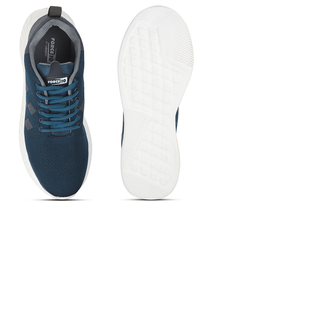 Force 1 Sports Lace Up Shoes For Men (T.Blue) BONZA-1 BY Liberty