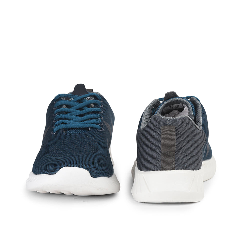 Force 1 Sports Lace Up Shoes For Men (T.Blue) BONZA-1 BY Liberty