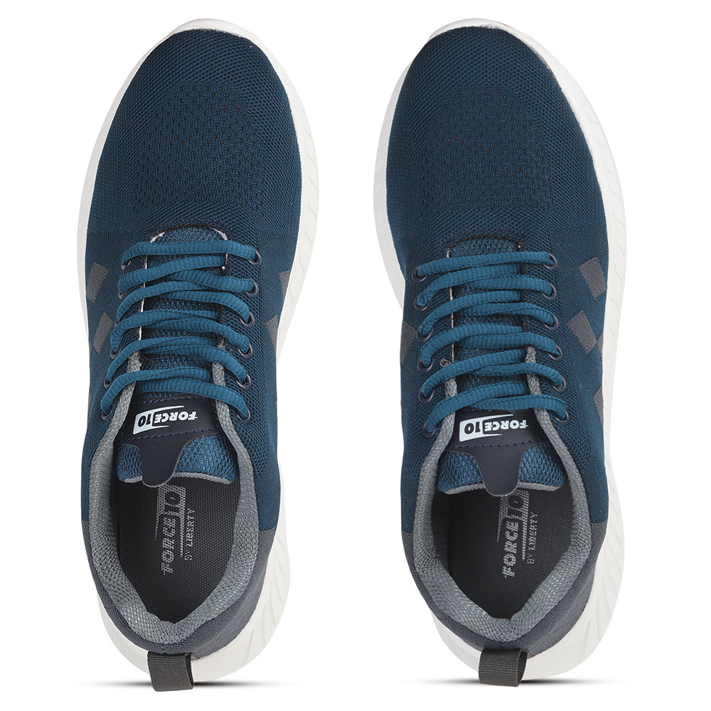 Force 1 Sports Lace Up Shoes For Men (T.Blue) BONZA-1 BY Liberty