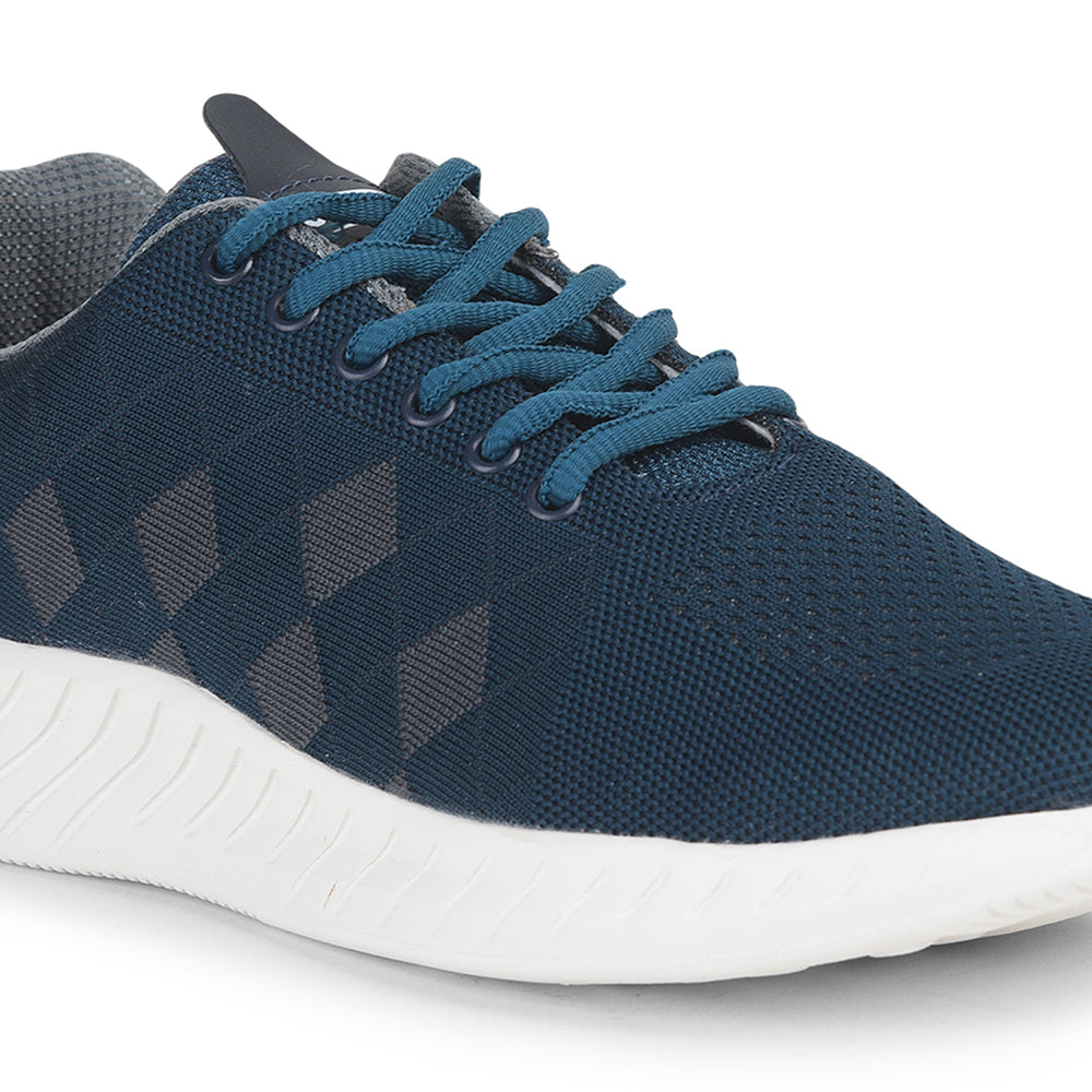 Force 1 Sports Lace Up Shoes For Men (T.Blue) BONZA-1 BY Liberty