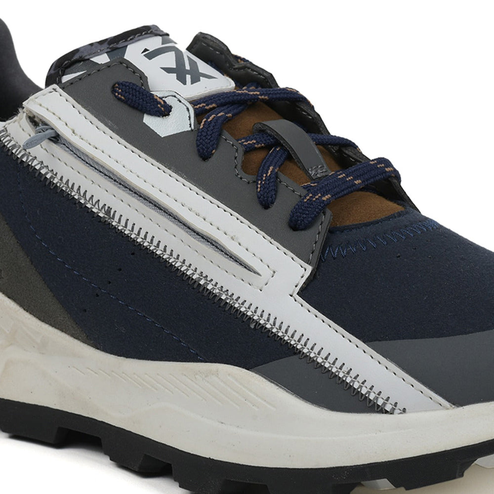 Buy Leap7x Casual Navy Blue Lacing Shoes For Men ANGUS By Liberty