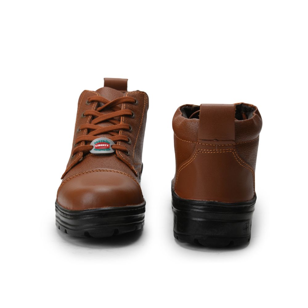 Freedom Casual (Tan) POLICE Leather High Ankle Boot VEER-1 By Liberty