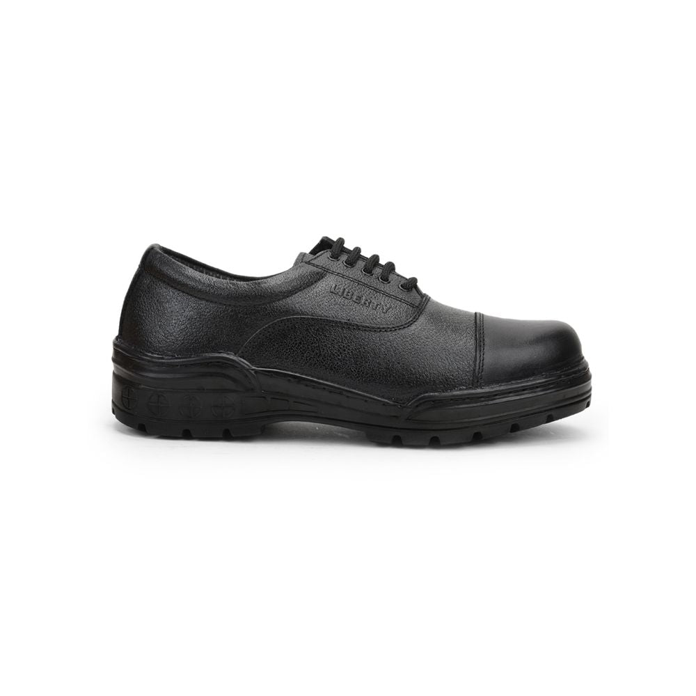 Buy Freedom Casual (Black) POLICE Leather Oxford Shoes VEER-3 By