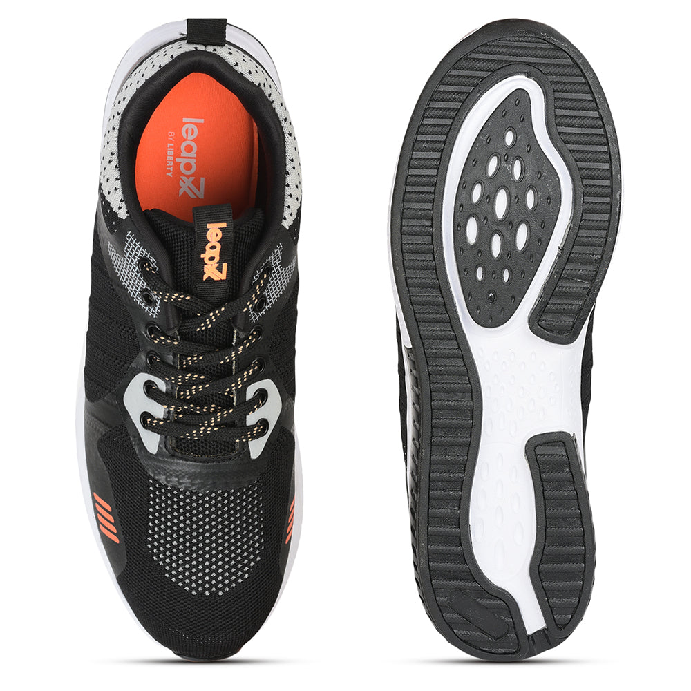 Leap7x Lacing Sports Shoes For Men (Grey) ROMAN-1 By Liberty
