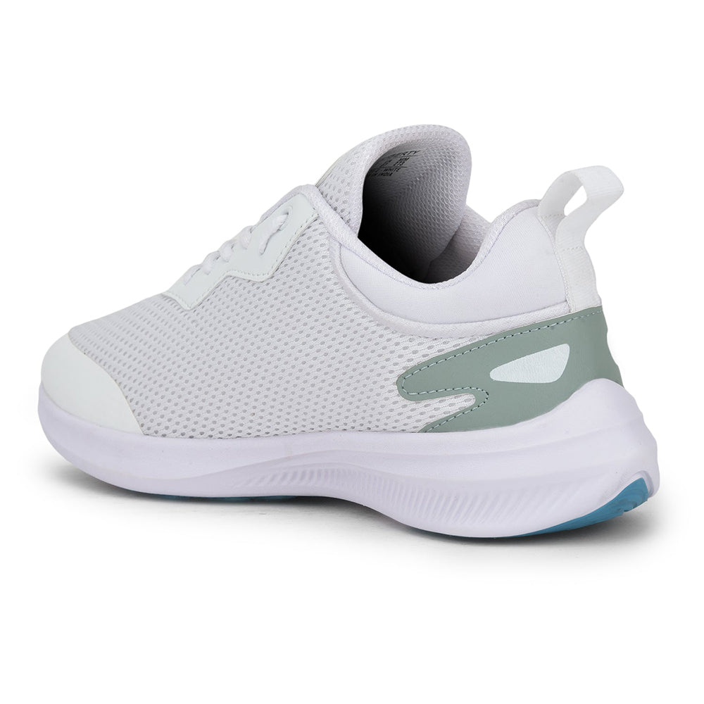 Force 1 Sports Walking Shoes For Men (White) READY-E By Liberty