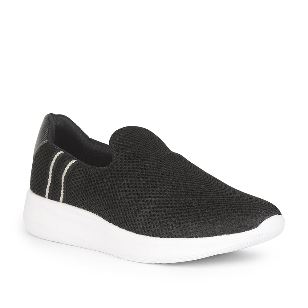 Force1 Sports Nonlacing For Men (Black) FERDA By Liberty