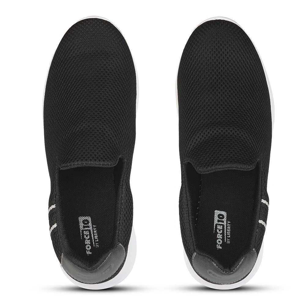 Force1 Sports Nonlacing For Men (Black) FERDA By Liberty