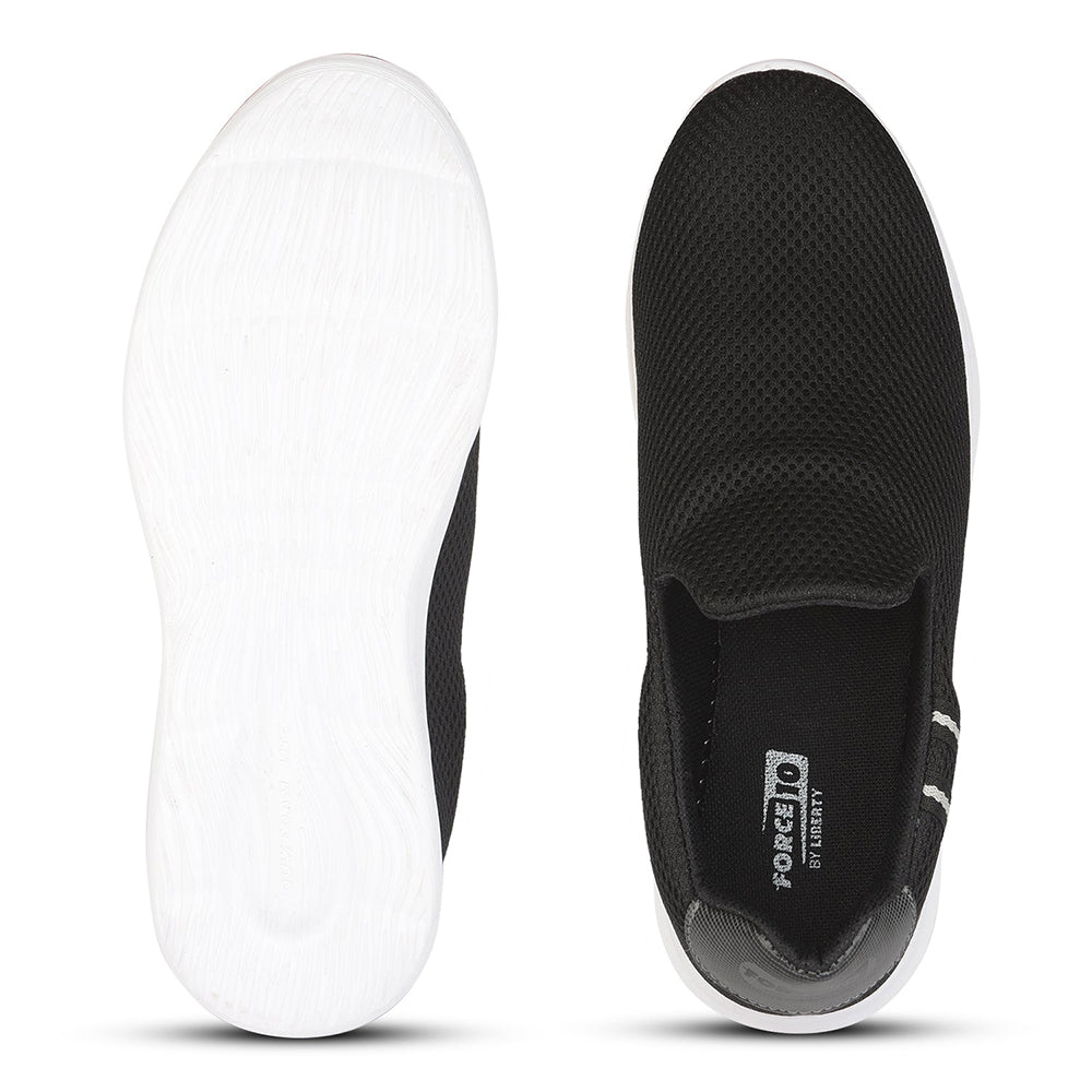 Force1 Sports Nonlacing For Men (Black) FERDA By Liberty