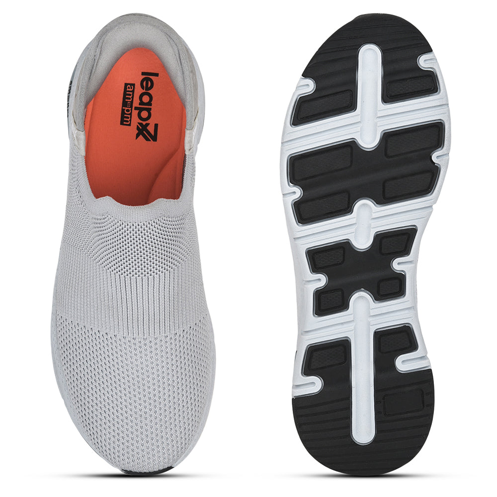 Buy Leap7x By Liberty Men EAZY-M L.Grey Sports Non Lacing Shoes