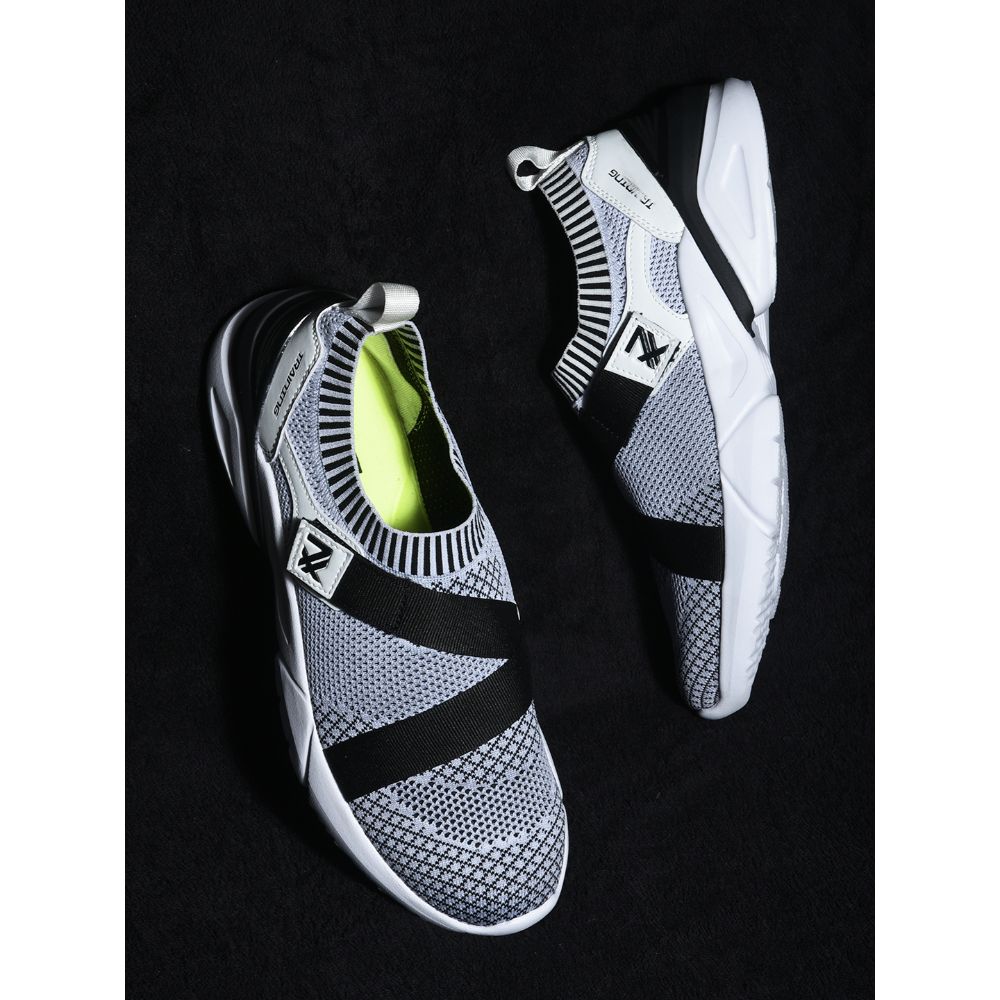 Buy Leap7x Non Lacing White Casual Shoes For Men BRISK-03E