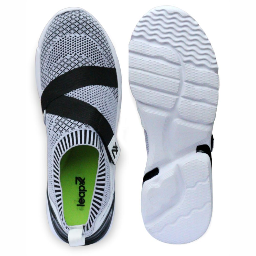 Buy Leap7x Non Lacing White Casual Shoes For Men BRISK-03E