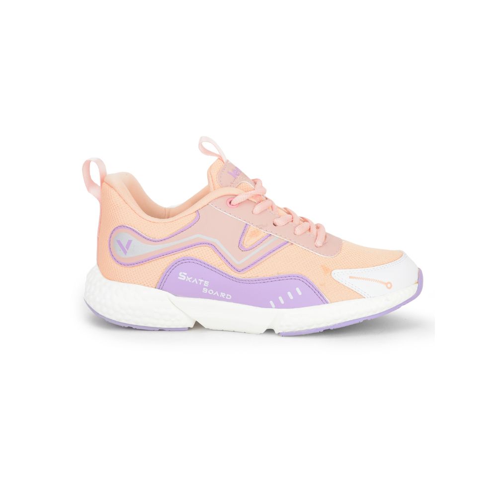 Leap7x Sports Lacing Shoe For Kids (Peach) CARRY-4L By Liberty