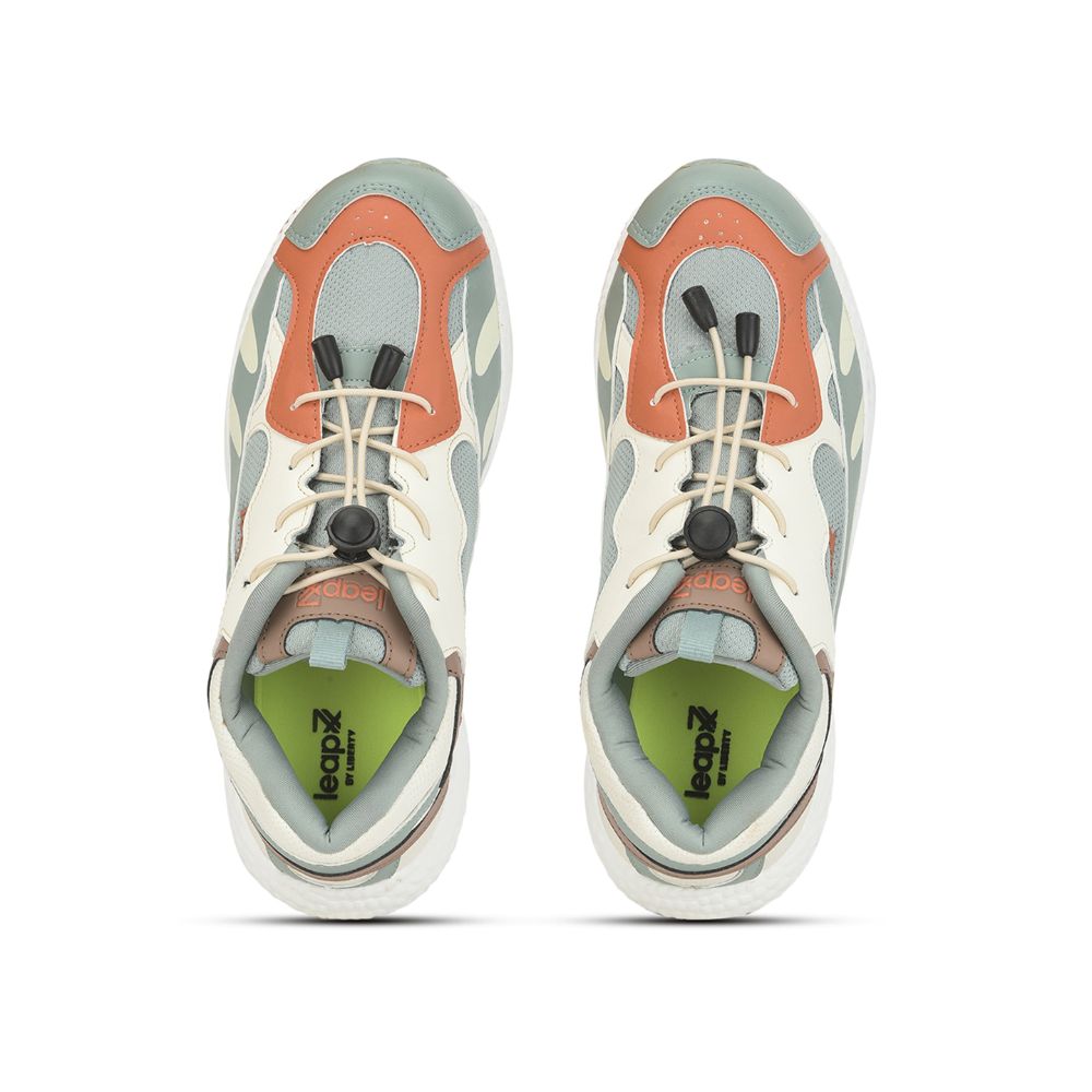 Leap7x Sports Lacing Shoe For Kids (Green) CARRY-5 By Liberty