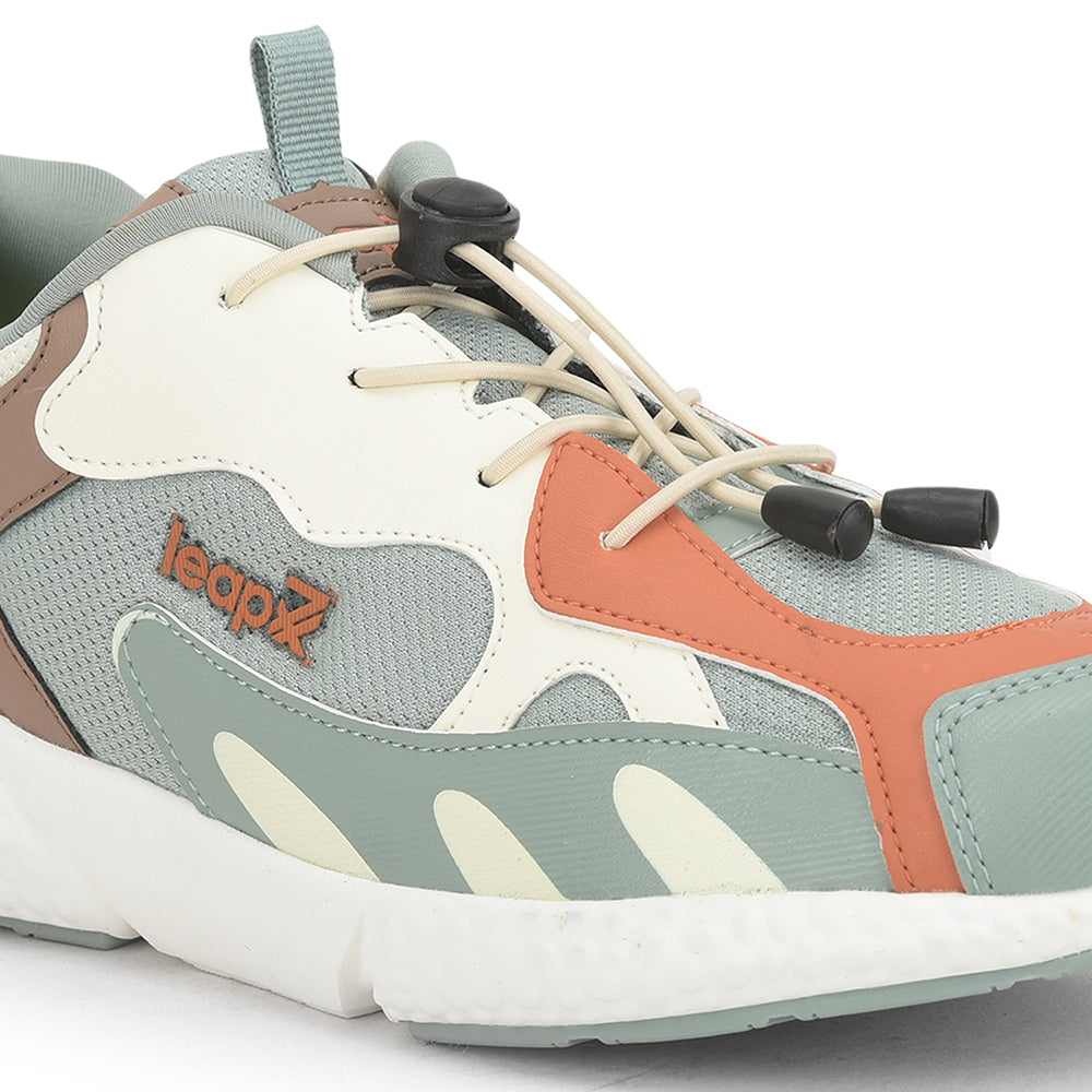 Leap7x Sports Lacing Shoe For Kids (Green) CARRY-5 By Liberty