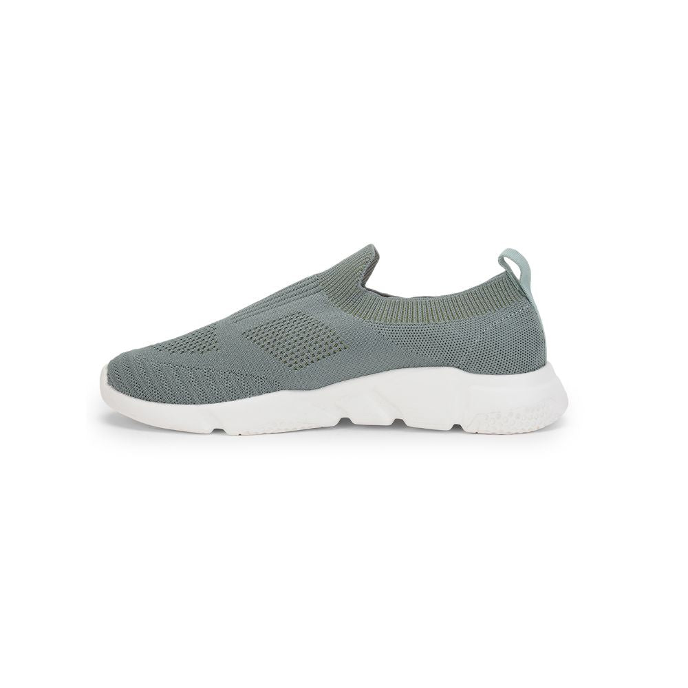 Force 1 Sports Non Lacing Shoe For Ladies (Green) MAIDEN-E By Liberty