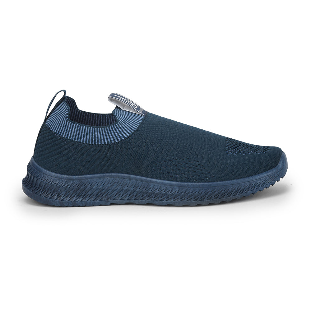 Force 1 Sports Non Lacing Shoe For Ladies (T.Blue) GRACE-4 By Liberty