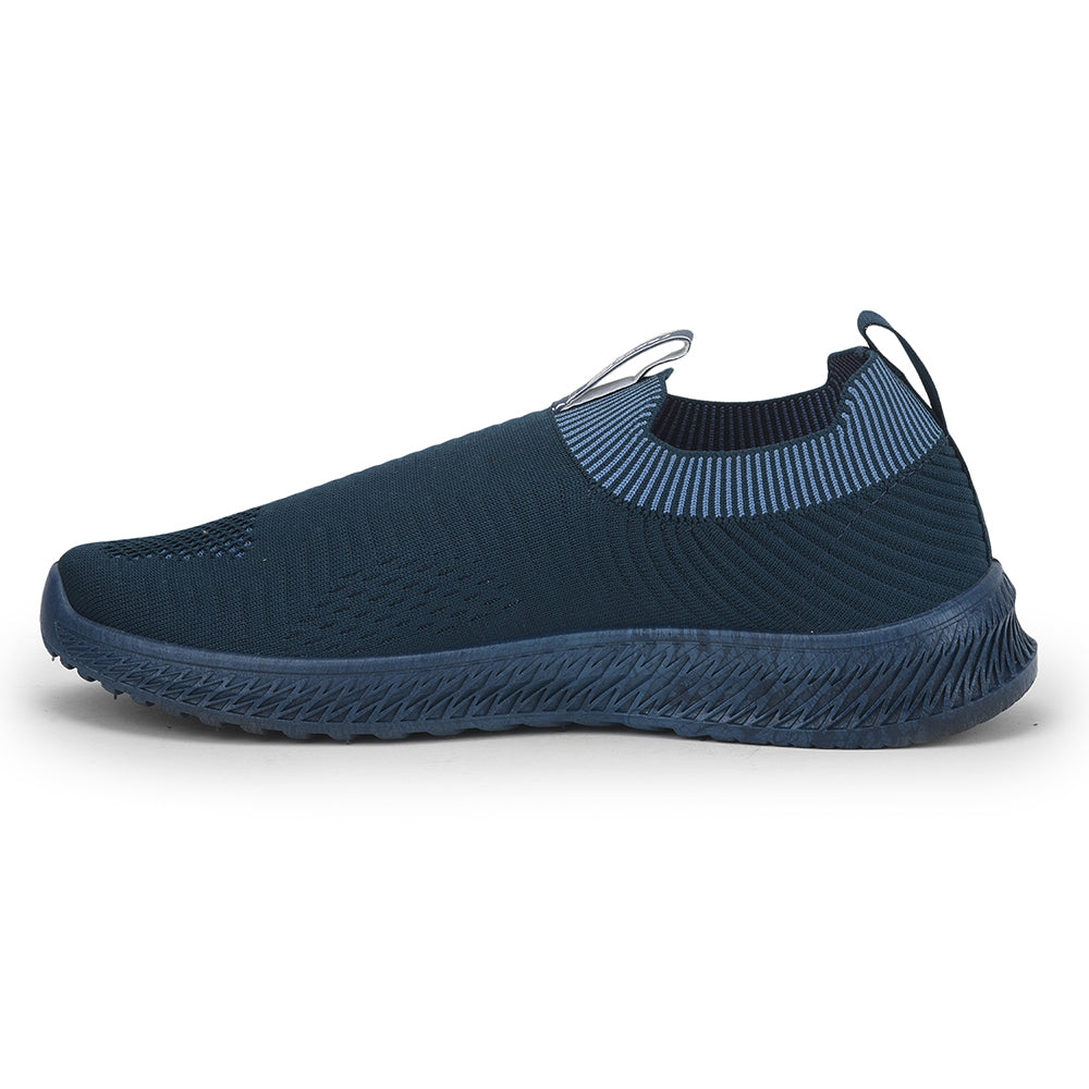 Force 1 Sports Non Lacing Shoe For Ladies (T.Blue) GRACE-4 By Liberty