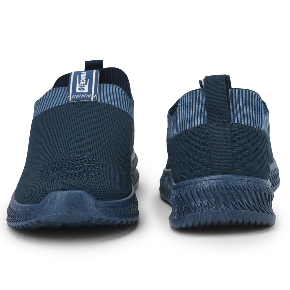 Force 1 Sports Non Lacing Shoe For Ladies (T.Blue) GRACE-4 By Liberty