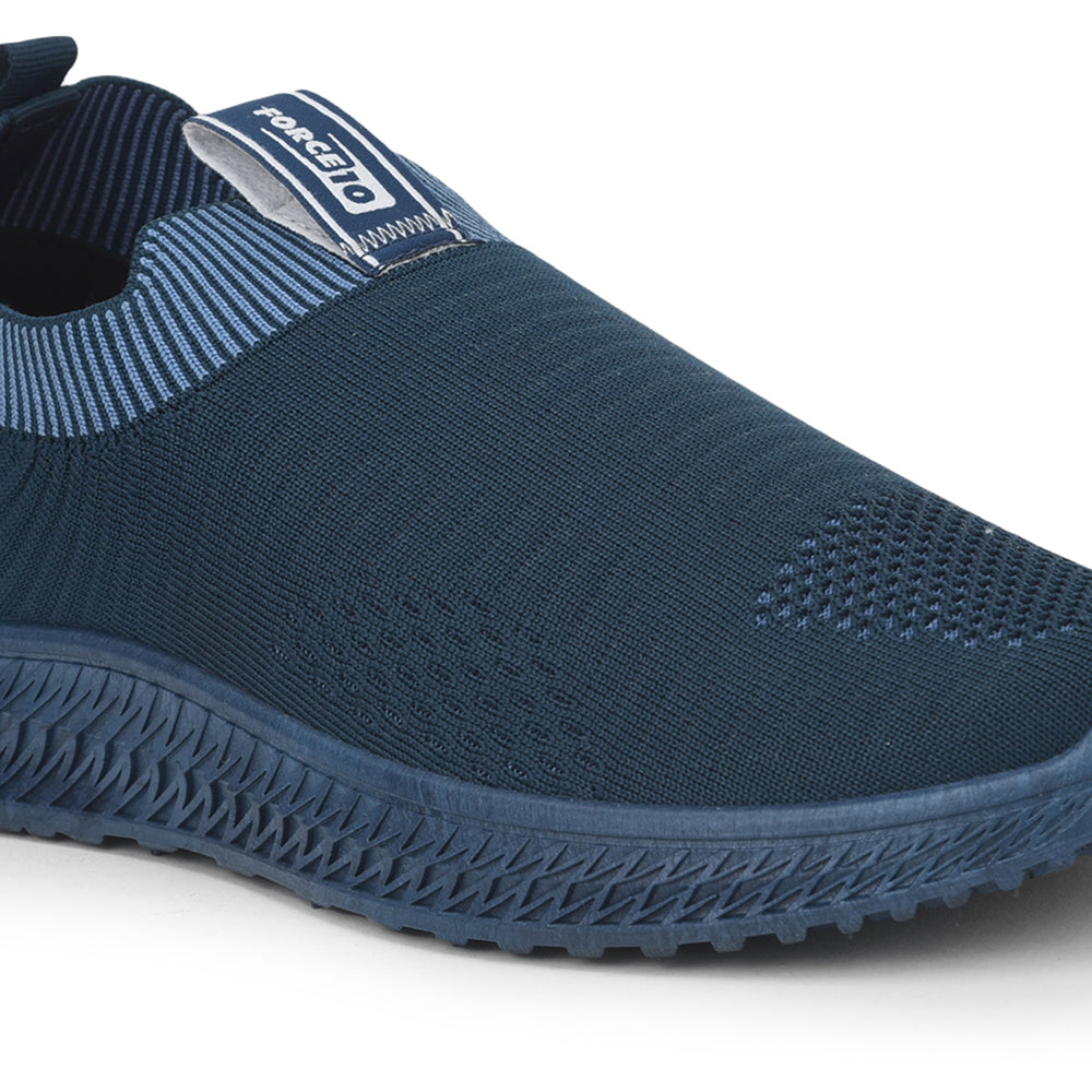 Force 1 Sports Non Lacing Shoe For Ladies (T.Blue) GRACE-4 By Liberty