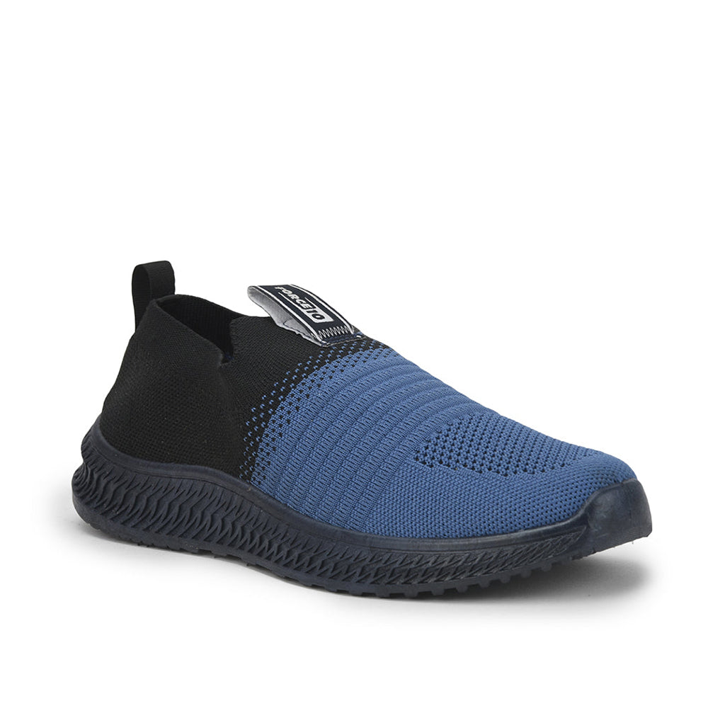 Force 1 Sports Non Lacing Shoe For Ladies (S.Blue) GRACE-5 By Liberty