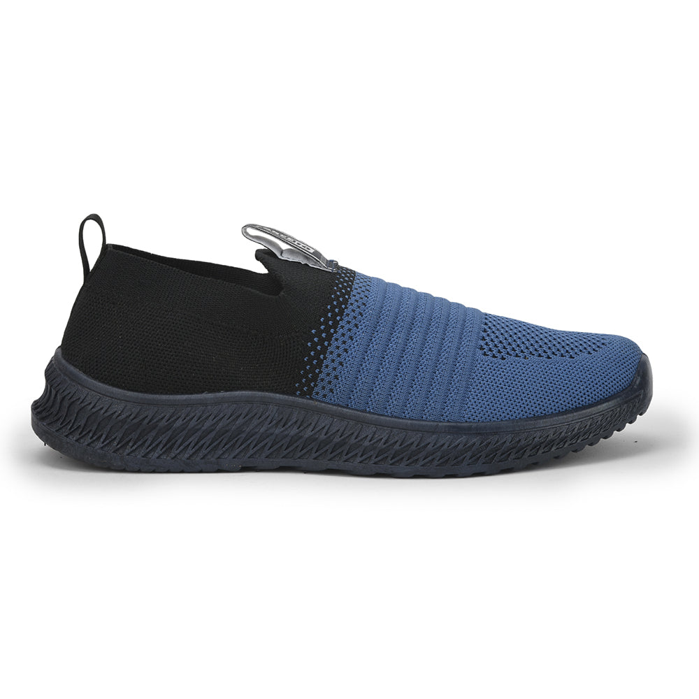 Force 1 Sports Non Lacing Shoe For Ladies (S.Blue) GRACE-5 By Liberty