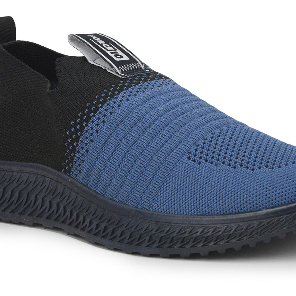 Force 1 Sports Non Lacing Shoe For Ladies (S.Blue) GRACE-5 By Liberty