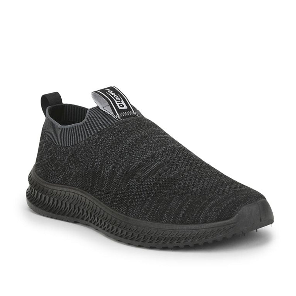 Force 1 Sports Non Lacing Shoe For Men (Black) ROKKY-1 By Liberty