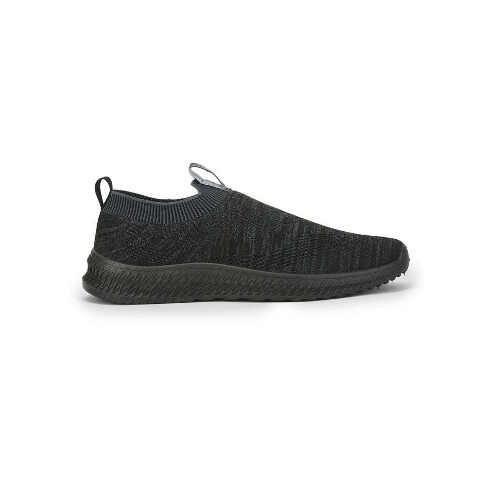 Force 1 Sports Non Lacing Shoe For Men (Black) ROKKY-1 By Liberty