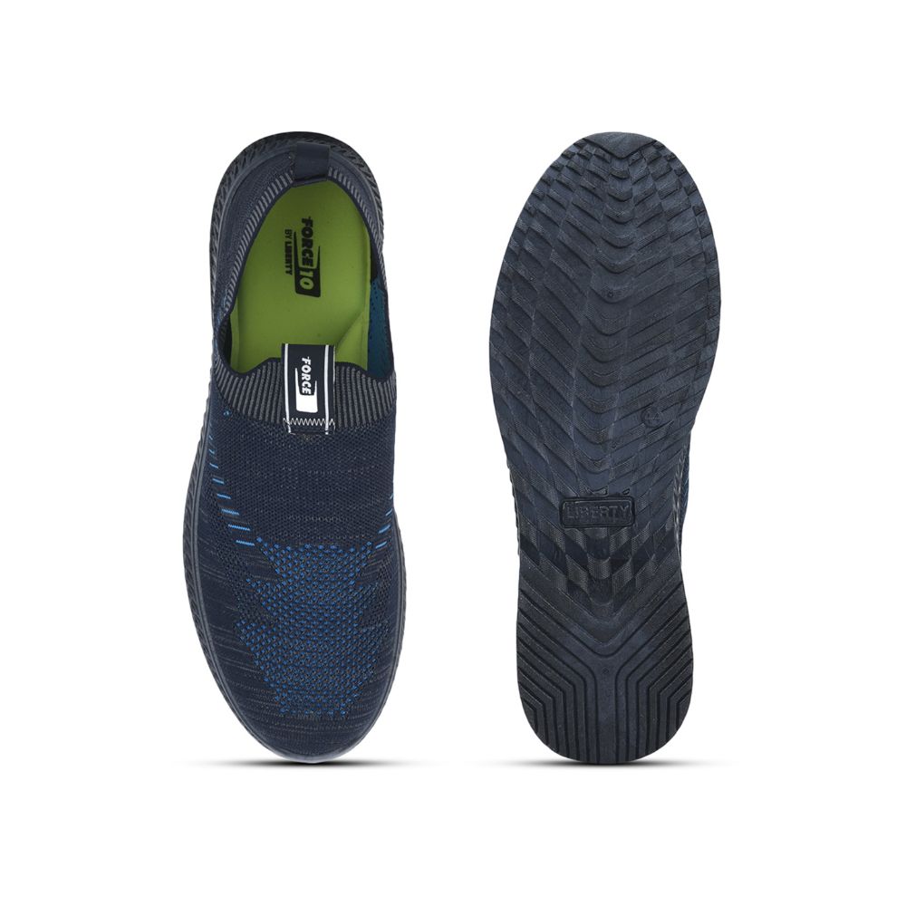 Force 1 Sports Non Lacing Shoe For Men (N.Blue) ROKKY-1 By Liberty