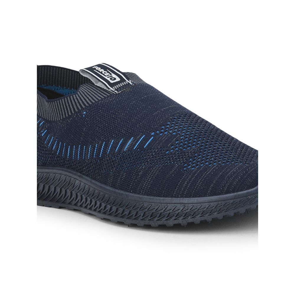Force 1 Sports Non Lacing Shoe For Men (N.Blue) ROKKY-1 By Liberty
