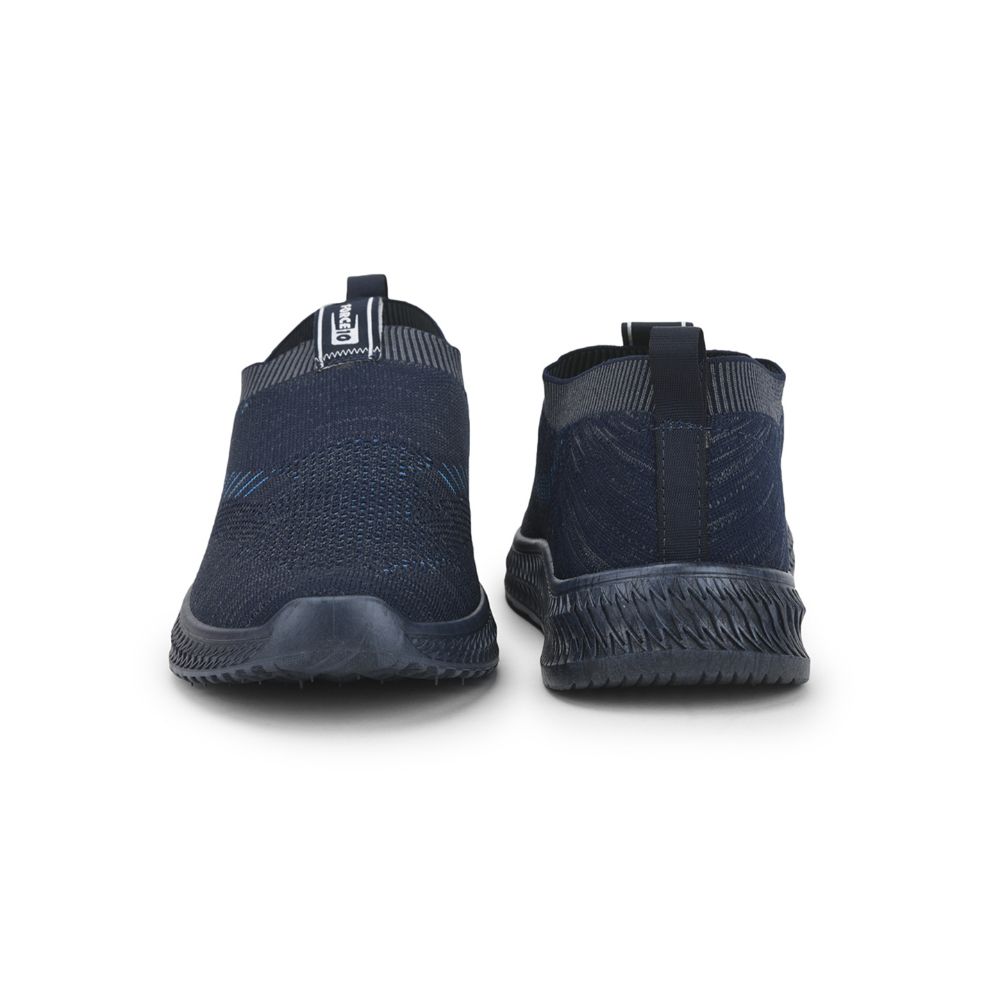 Force 1 Sports Non Lacing Shoe For Men (N.Blue) ROKKY-1 By Liberty