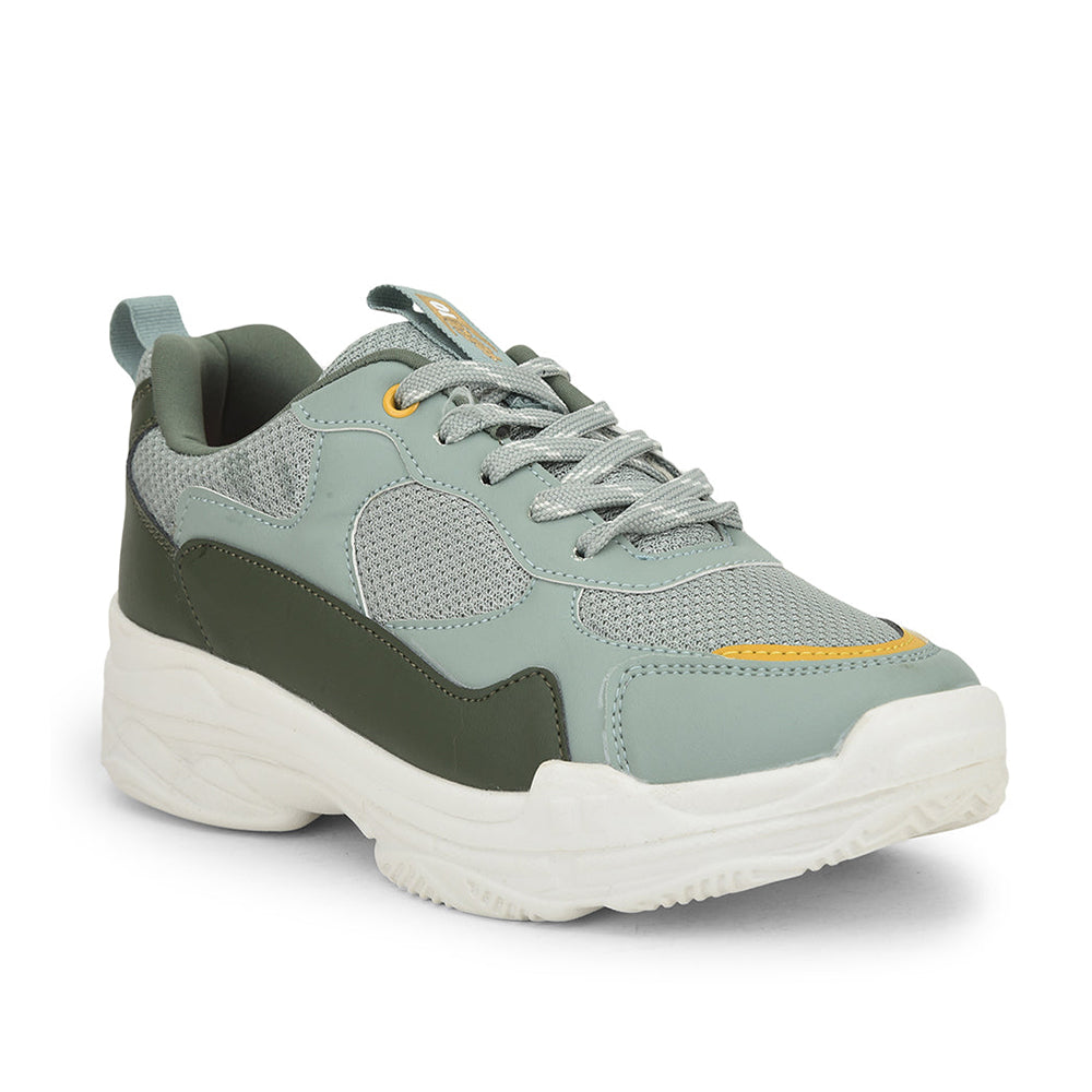Force 1 Sports Lacing Shoes For Ladies (Green) KOYO-1E By Liberty