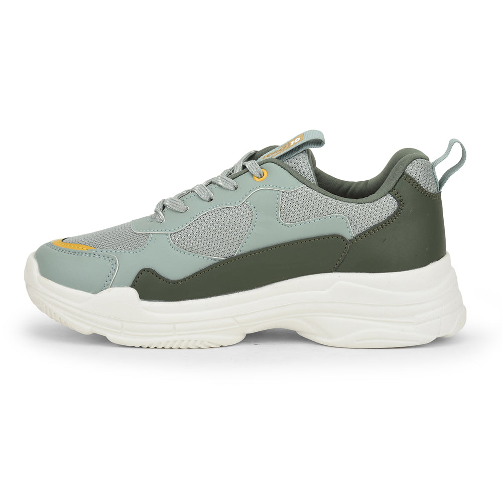 Force 1 Sports Lacing Shoes For Ladies (Green) KOYO-1E By Liberty