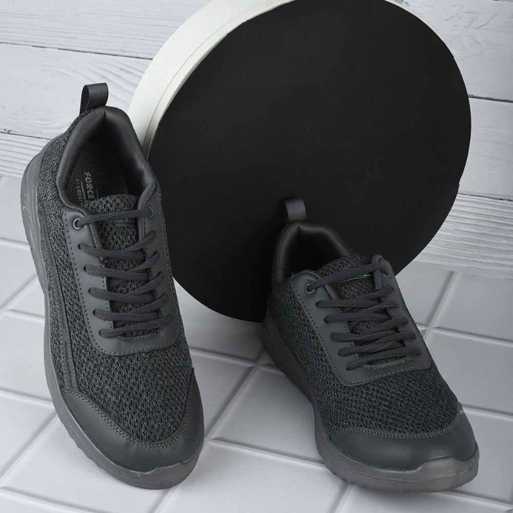 Force 1 Sports Lacing Shoes For Men (Grey) TWINK-E By Liberty