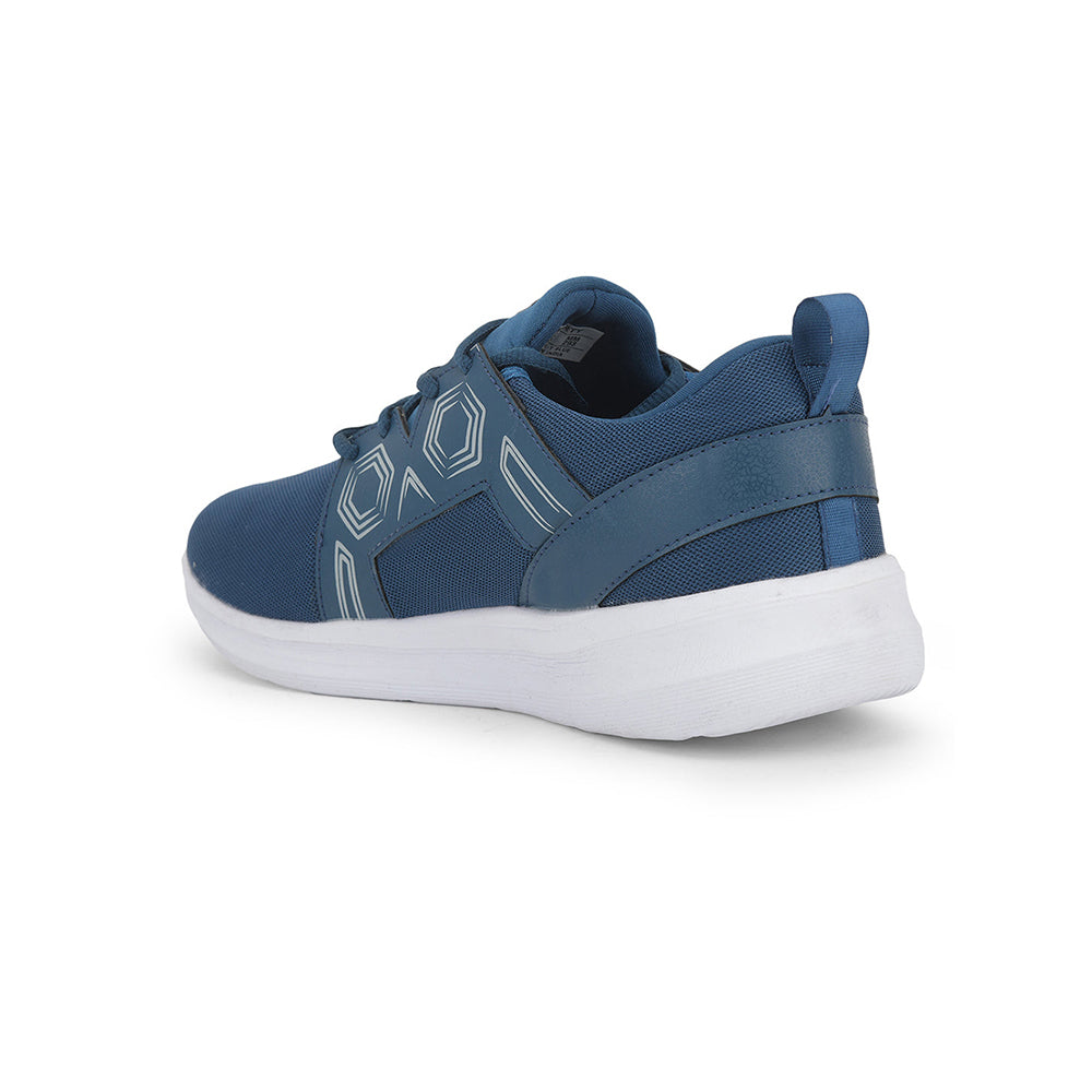 Force 1 Lacing Teal Blue Casual Shoes For Men SAMUEL-E By Liberty