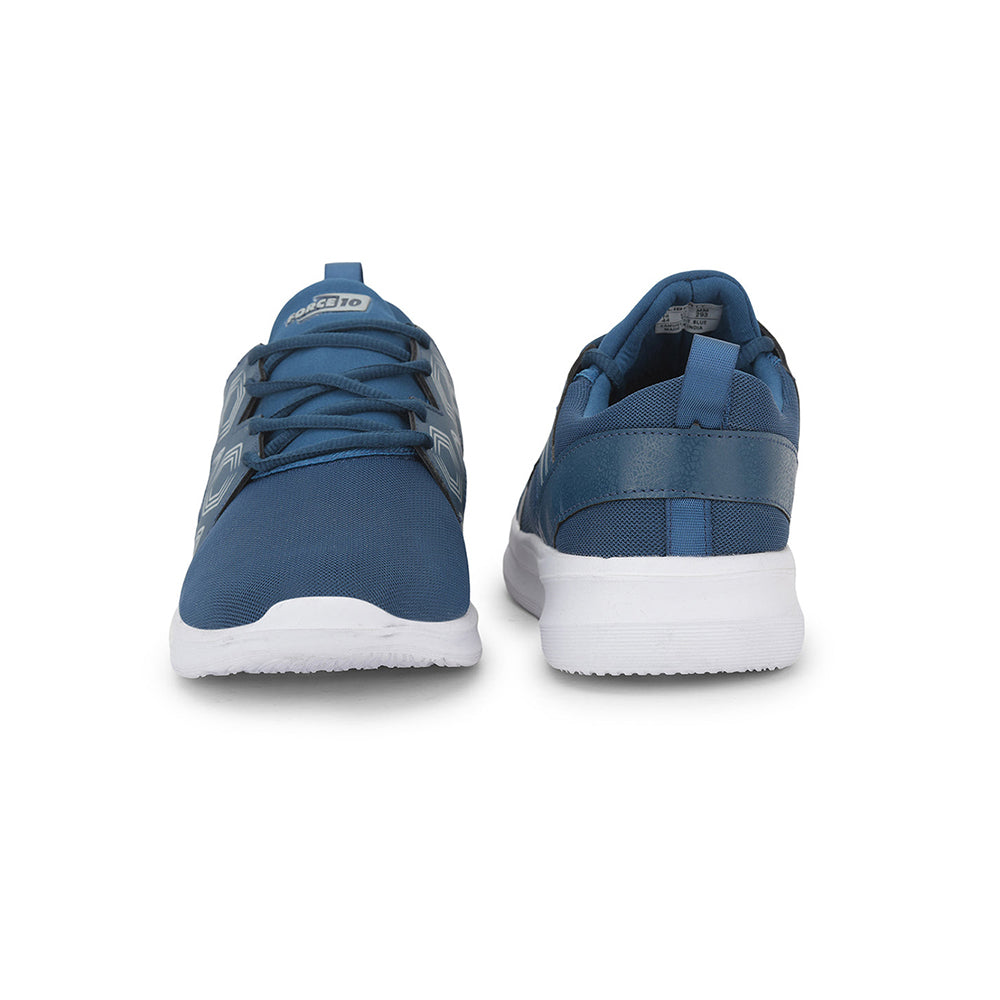 Force 1 Lacing Teal Blue Casual Shoes For Men SAMUEL-E By Liberty