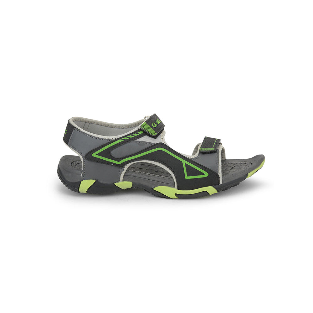 Gliders (Black) Casual Sandals For Men GRACIA-6E By Liberty