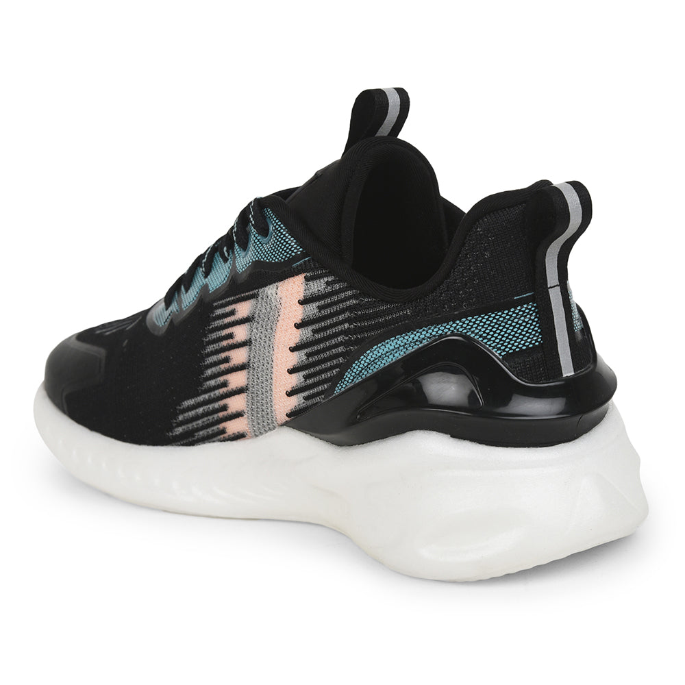 Buy Leap7x By Liberty Men THUNDER-3 Black Sports Lacing Shoes