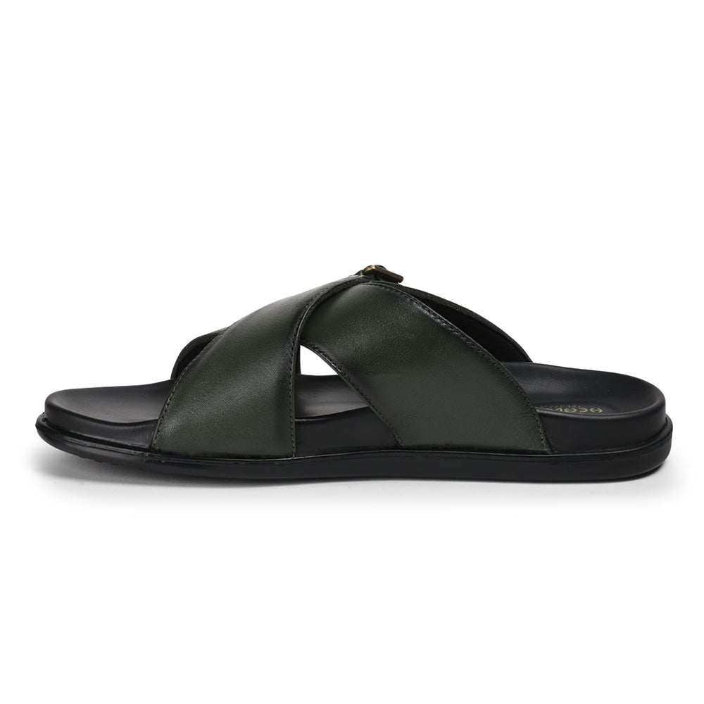 Healers By Liberty Men SOFT-1 Olgreen Casual Slippers