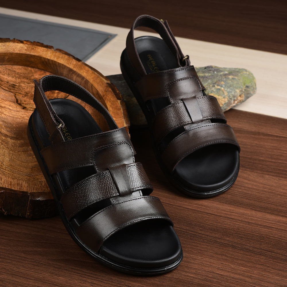 Healers By Liberty Men SOFT-4 Brown Formal Sandal