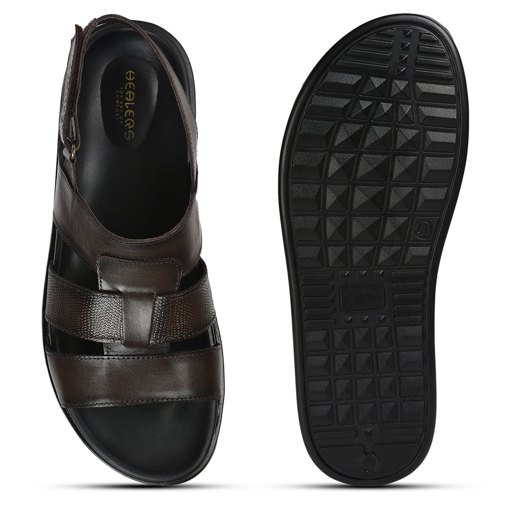 Healers By Liberty Men SOFT-4 Brown Formal Sandal