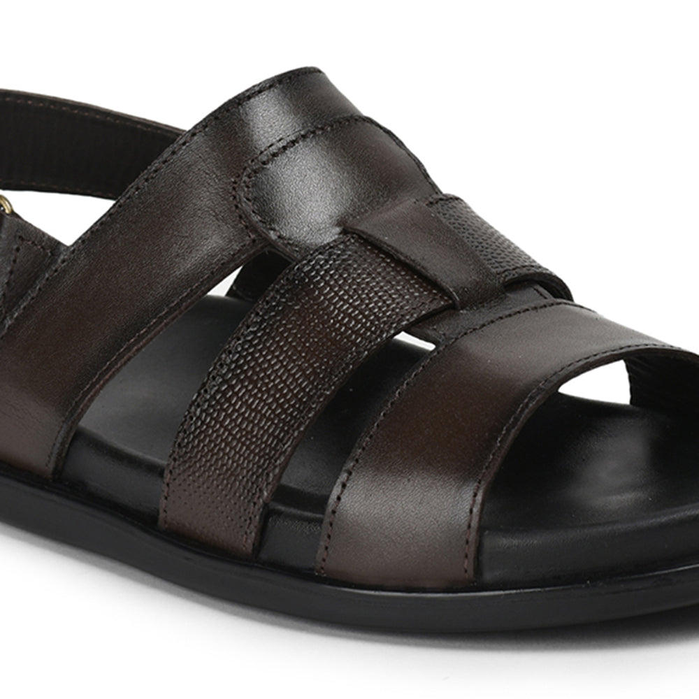 Healers By Liberty Men SOFT-4 Brown Formal Sandal