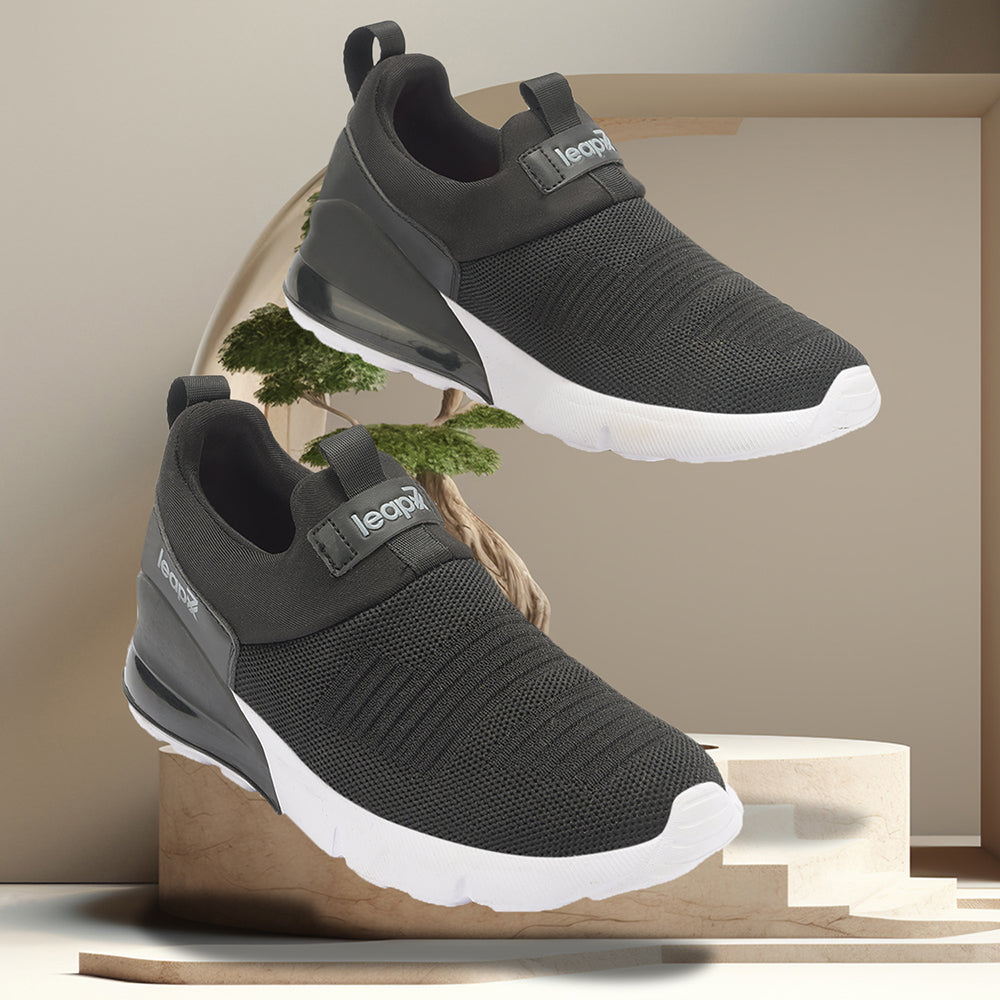 Buy Leap7x Black Casual Slip on Shoes For Women TRISK-01