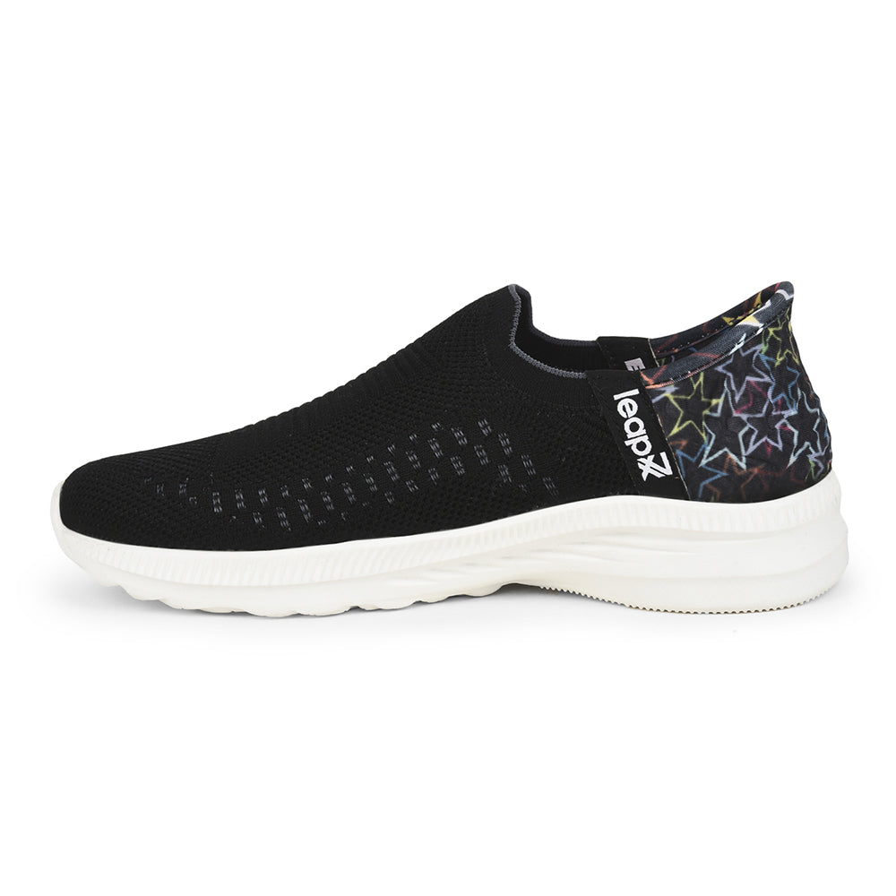 Buy Leap7x Non Lacing Black Casual Slip on Shoes For Women EAZY By