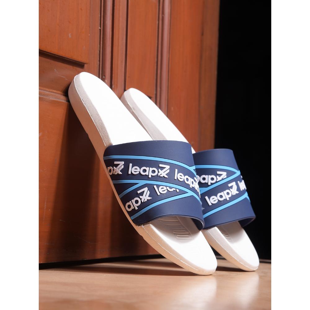 Buy Leap7x By Liberty Mens OTTO Navy Blue Bin Slippers