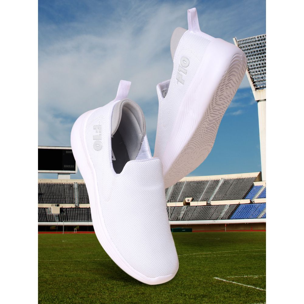 Force 1 by Liberty Men TRSTIN-2 White Sports Non Lacing Shoes